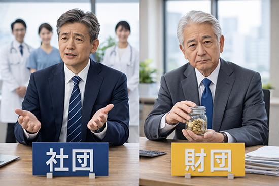 医療法人における「社団」と「財団」の違い
