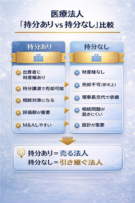 医療法人の「持分あり vs なし」徹底解説