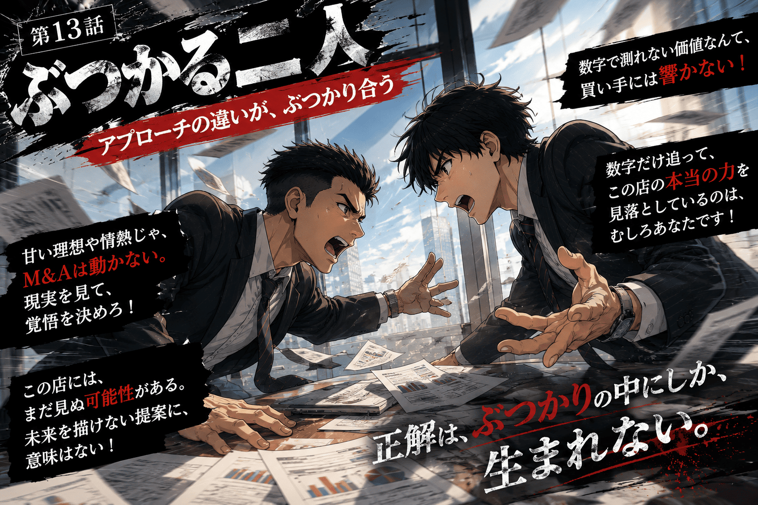 第13話「ぶつかる二人」