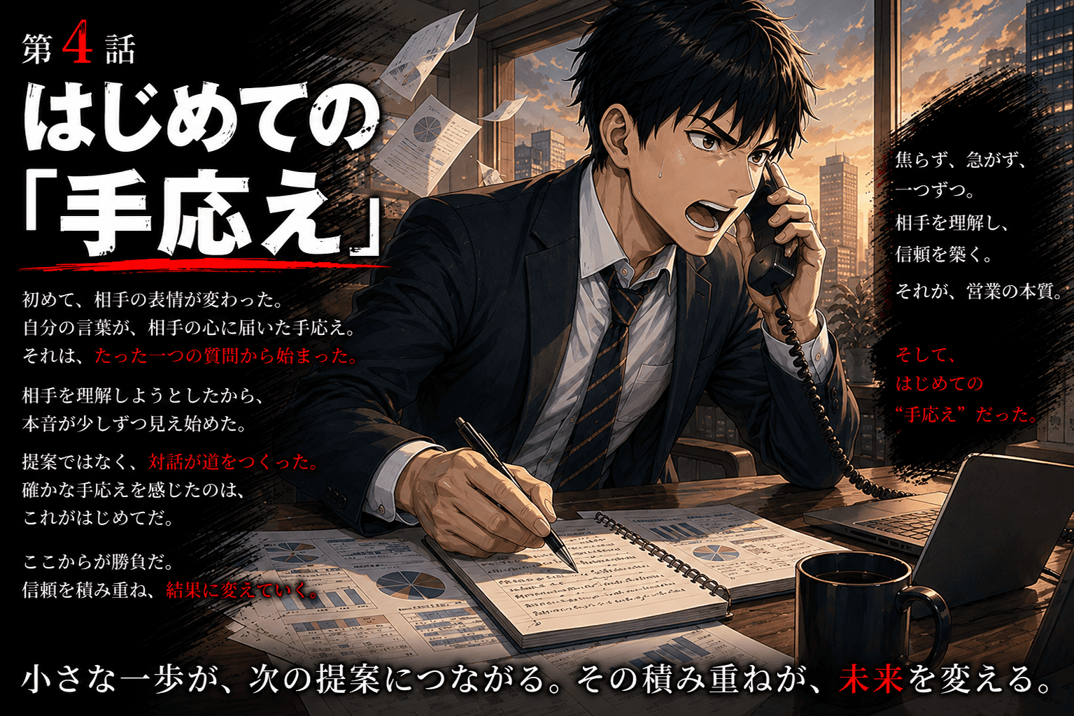 第4話「はじめての手応え」