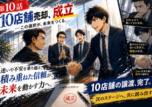 第10話「10店舗売却、成立」