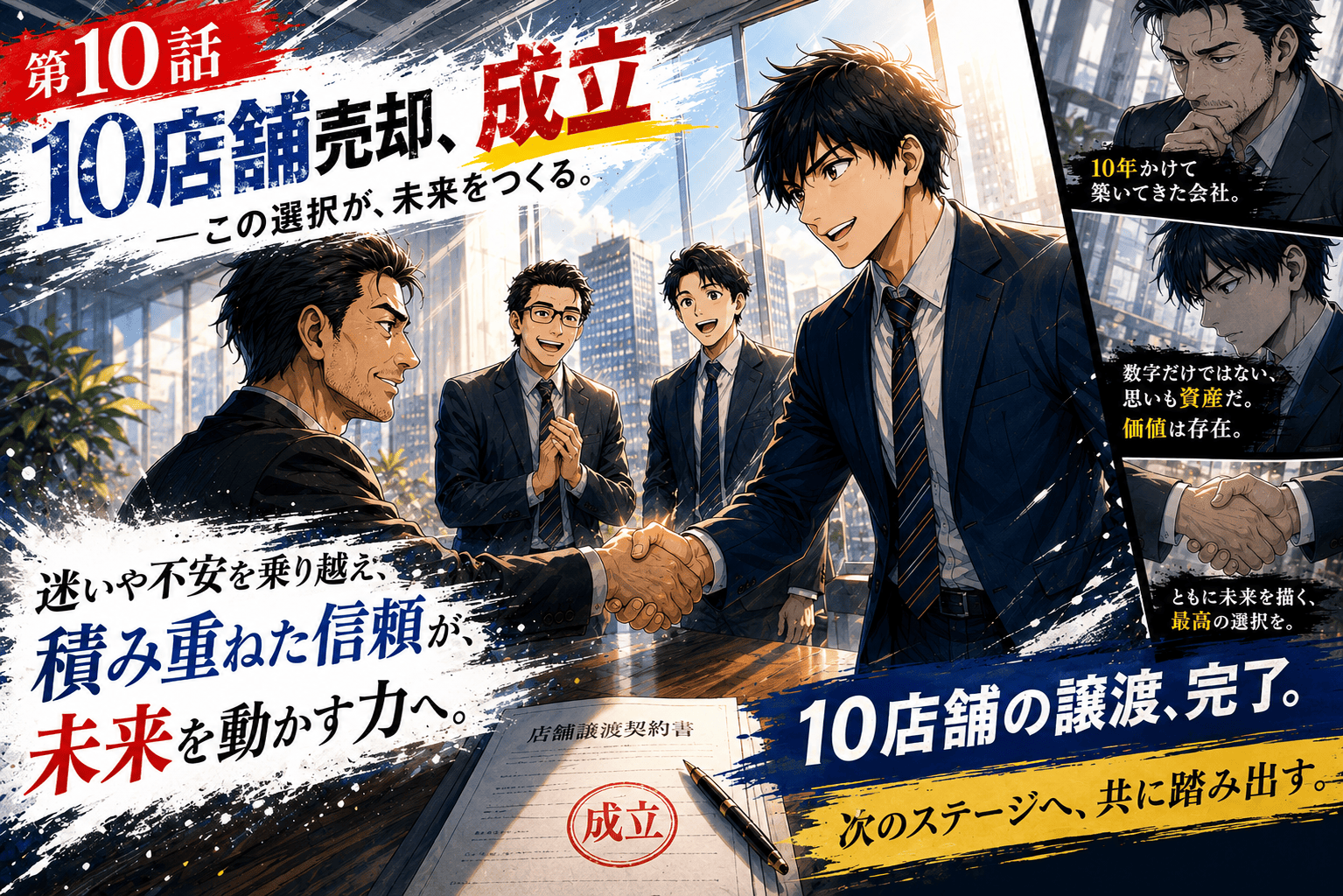 第10話「10店舗売却、成立」