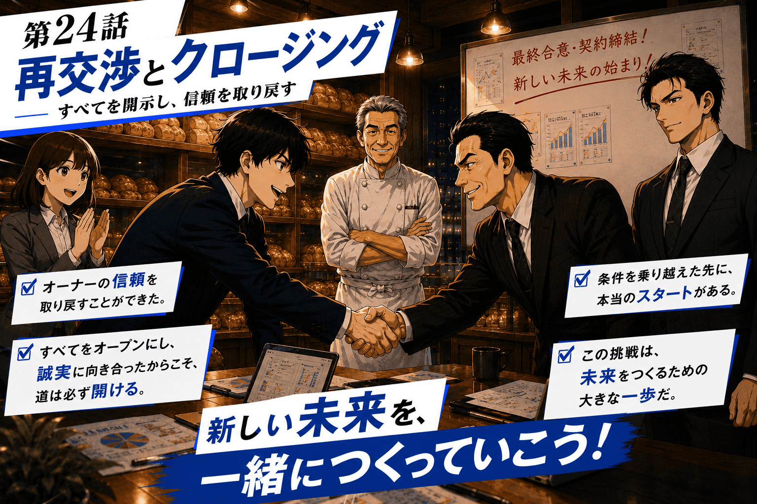 第24話 「再交渉とクロージング」