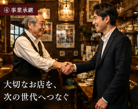 喫茶店のM&A 大切なお店を、次の世代へつなぐ