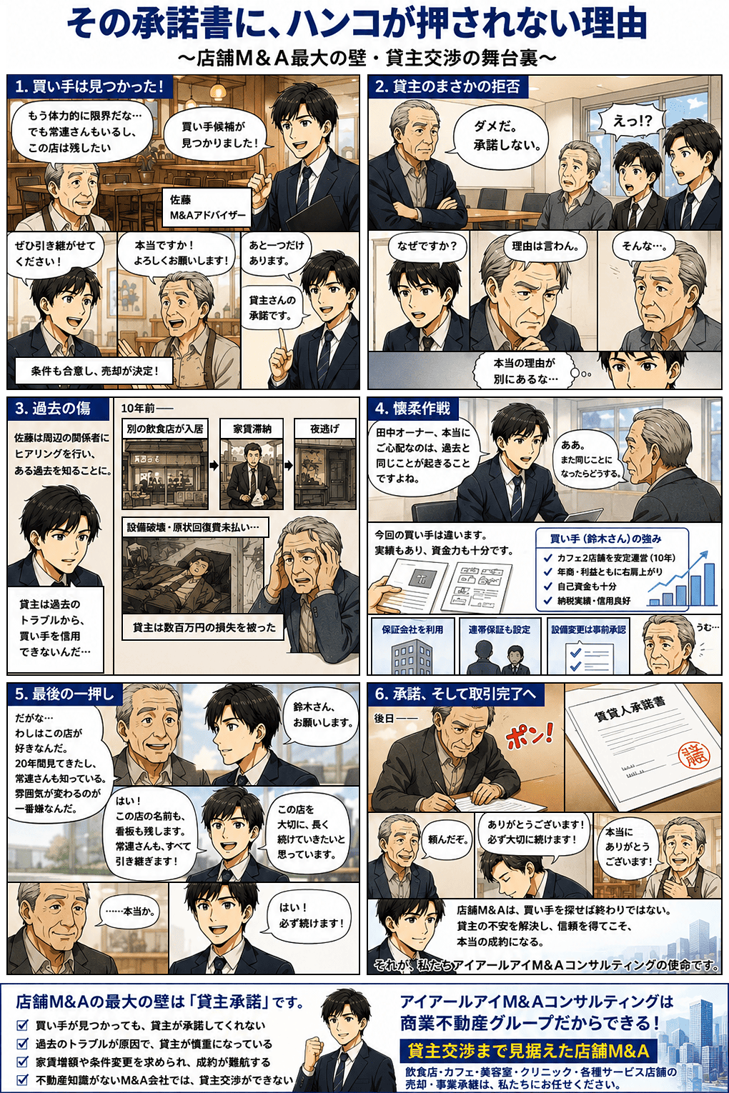 その承諾書に、ハンコが押されない理由