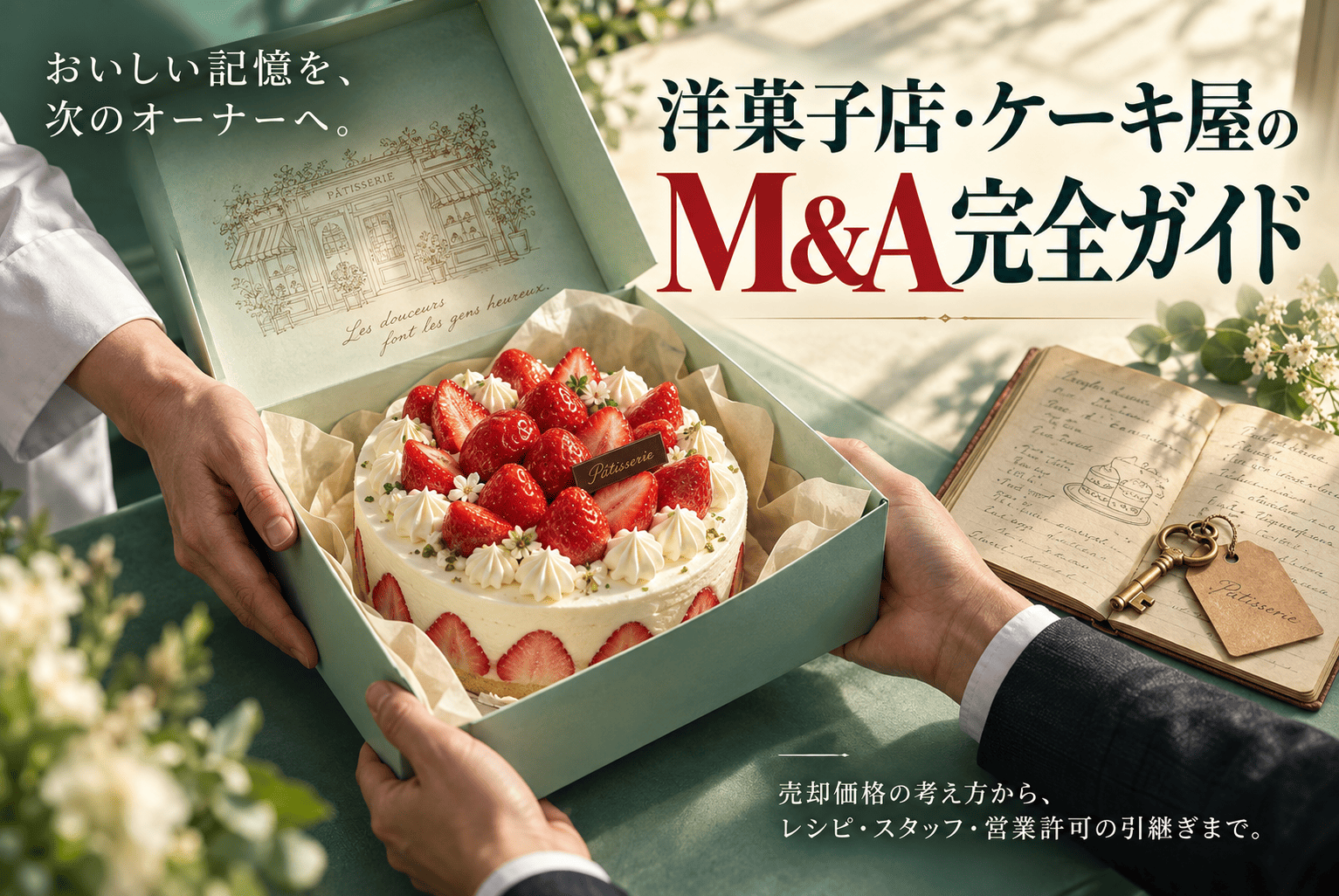 洋菓子店・ケーキ屋のM&A完全ガイド｜味と店を残す事業承継の方法